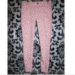 Topshop Heart Skinny Jeans